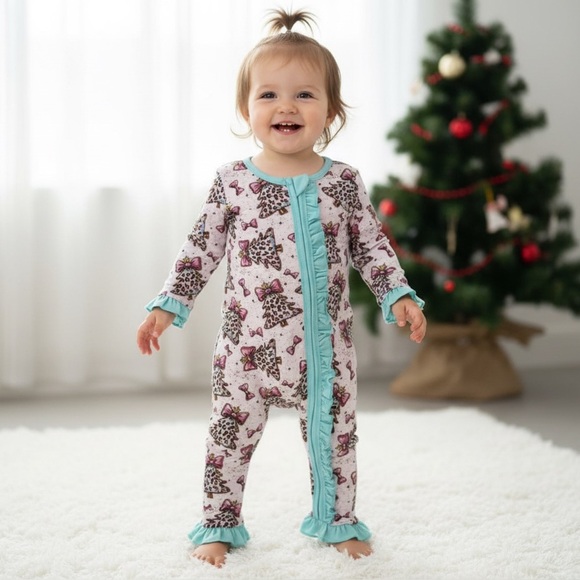 Saddleandsage Other - 🚨🚨SALE🚨🚨 Wild & Merry Bamboo Christmas Kids Pjs